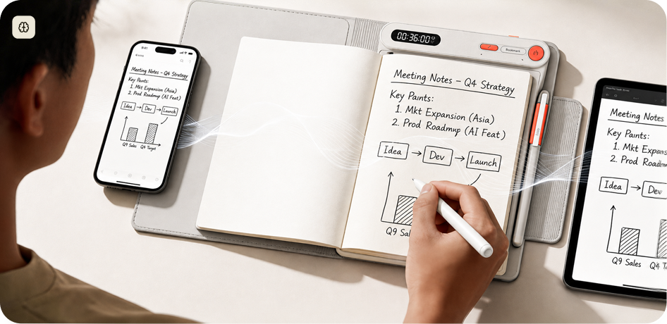 Handwriting as a live index